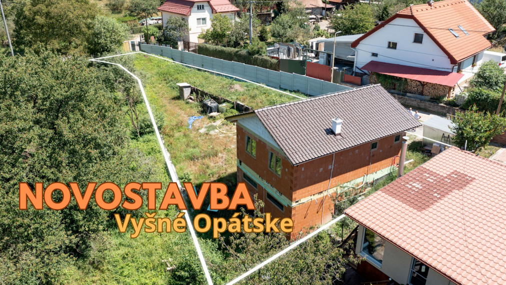 NOVOSTAVBA rodinného domu s veľkým pozemkom, Vyšné Opátske, Košice