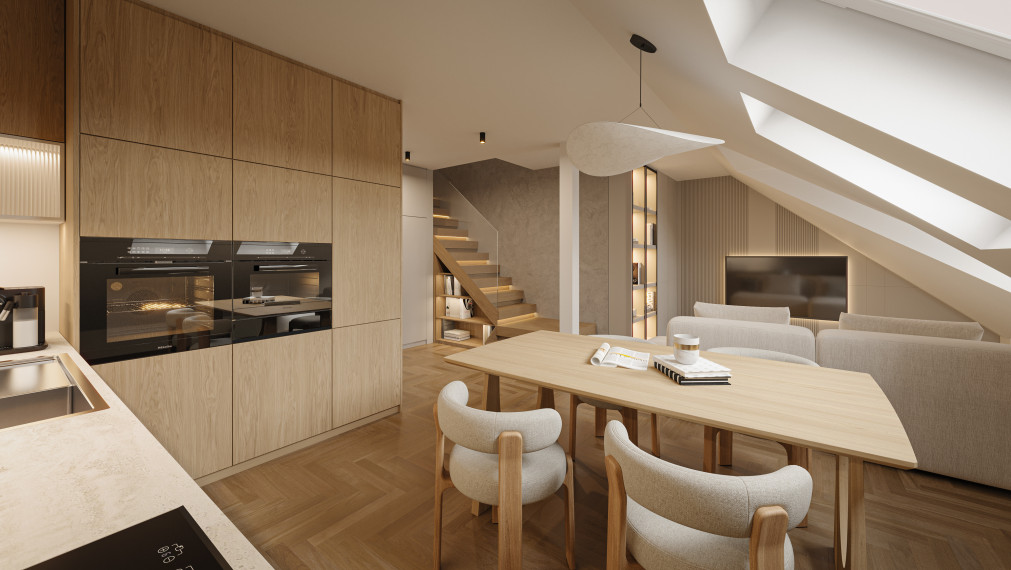 REZIDENCIA MOYZESOVA | 4 IZBOVÝ MEZONET DOKONČENÝ V ŠTANDARDE | 125m² | KOŠICE - STARÉ MESTO