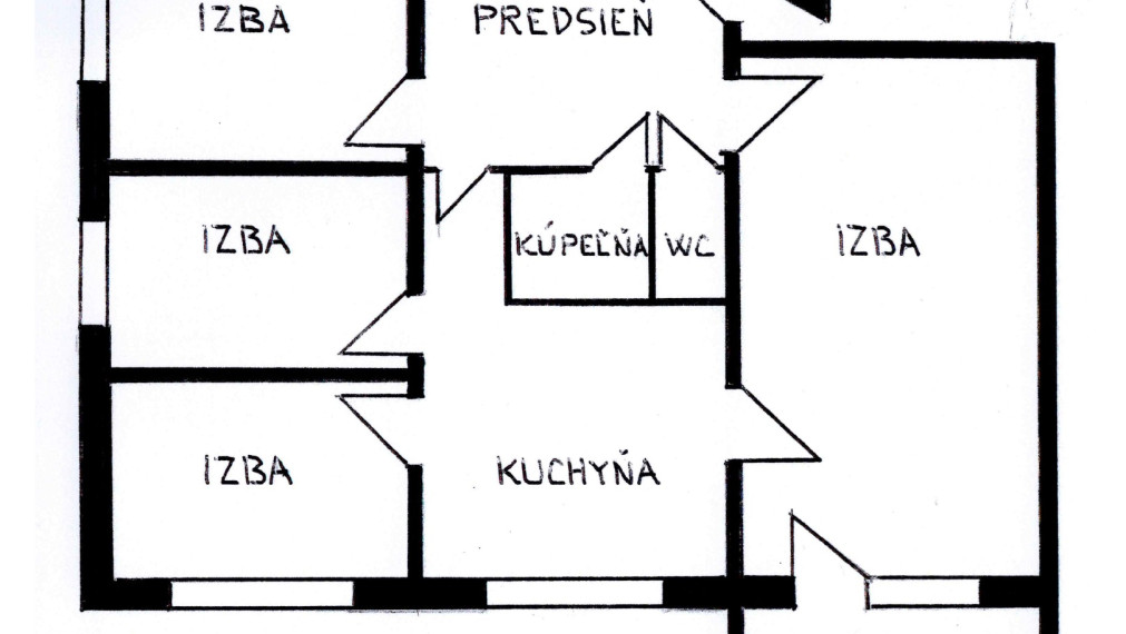 Na predaj 4 - izbový byt na ulici Watsonova, Košice – Sever