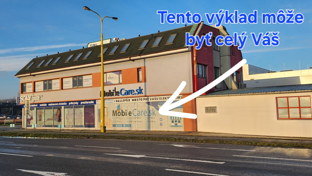 OBCHODNÝ PRIESTOR NA PRENÁJOM –  OPROTI HORNBACHU