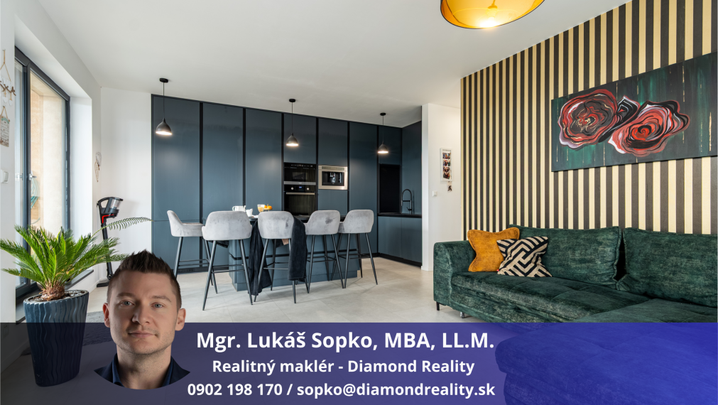 Na predaj nadštandardný 4 izbový byt ulica Jelšová, Košice - komplex Panoráma