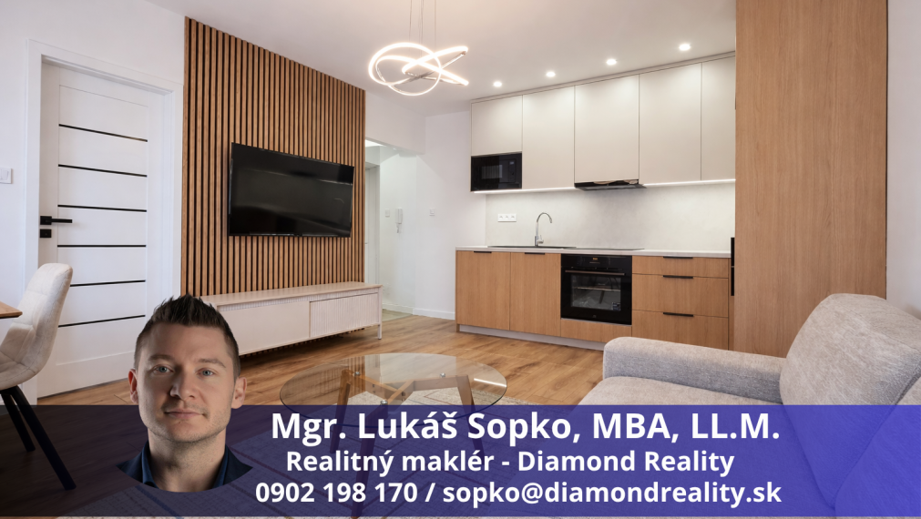 Na predaj 1,5 izbový byt po novej a kompletnej rekonštrukcii, Tolstého ulica, Košice - Sever