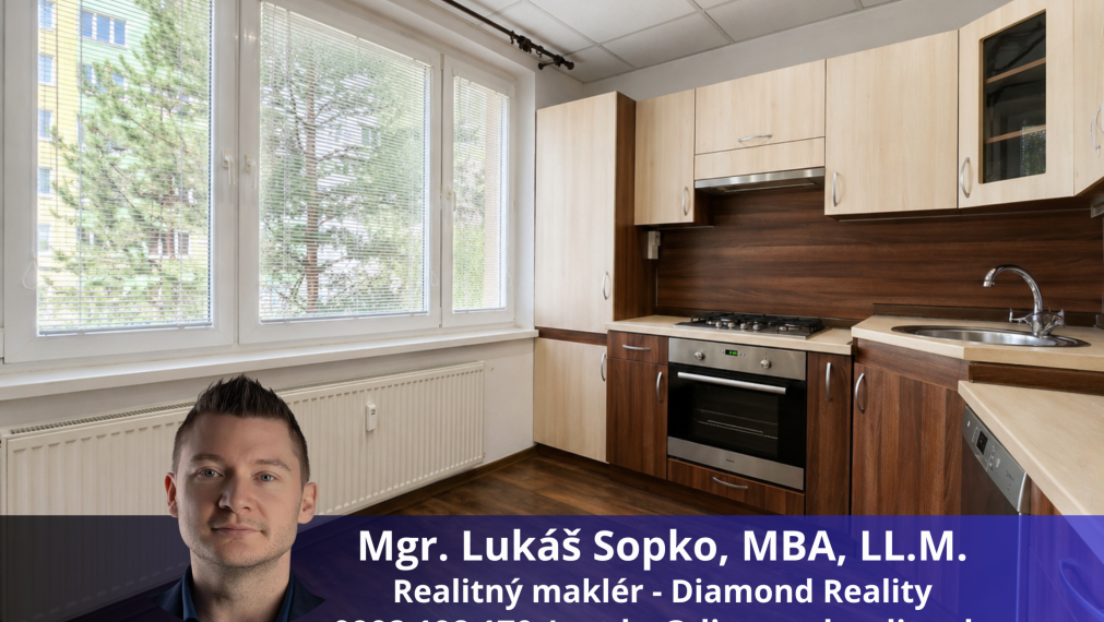 Na predaj 2 izbový byt na ulici Ostravská, Košice - Juh(Železníky)