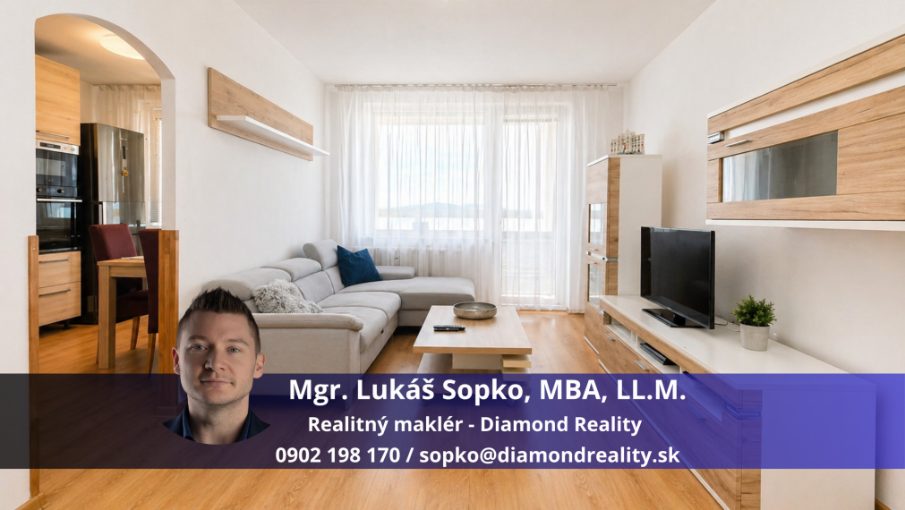 Na prenájom 3-izbový byt na ulici Zupkova, Košice - Dargovských hrdinov