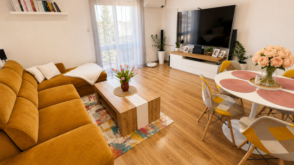 MODERNÝ 3-IZBOVÝ BYT PO KOMPLETNEJ REKONŠTRUKCII S BALKÓNOM | OBEC RUSKOV