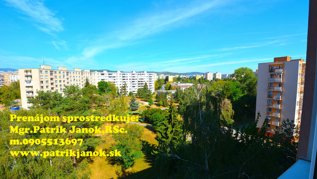 Na prenájom 3-izbový byt s balkónom na TERASE, ihneď voľný