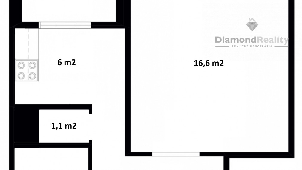 Na predaj 1 izbový byt s lodžiou na Wuppertálskej ulici.