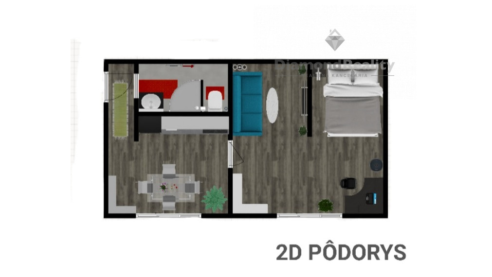 NA PREDAJ VEĽKY SLNEČNY 1 IZBOVÝ BYT - 40M² BB - NA ULICI THK, FONČORDA