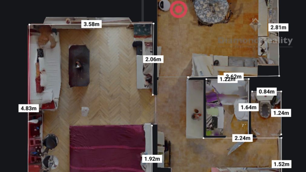 REZERVOVANÉ / Na predaj 1 izbový byt pri Auparku, Jantárová ul., Košice Juh