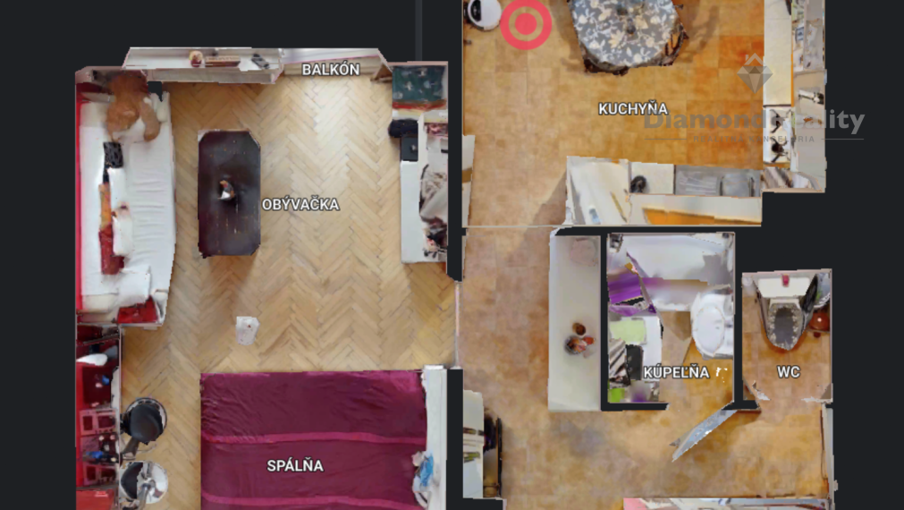 REZERVOVANÉ / Na predaj 1 izbový byt pri Auparku, Jantárová ul., Košice Juh