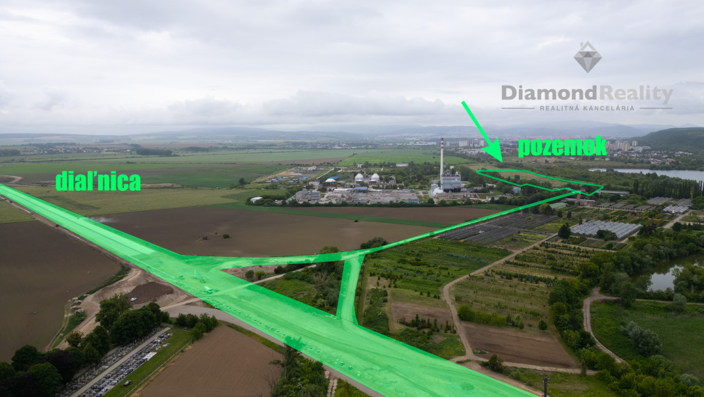 Lukratívny pozemok v priemyselnej zóne Kokšov Bakša 39 351m2