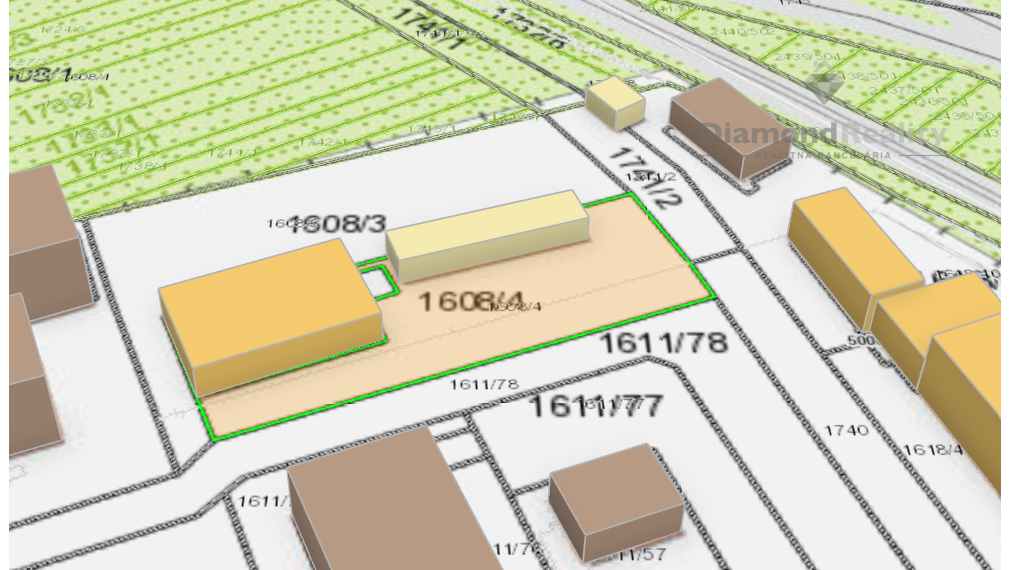 administratívna budova, pozemok