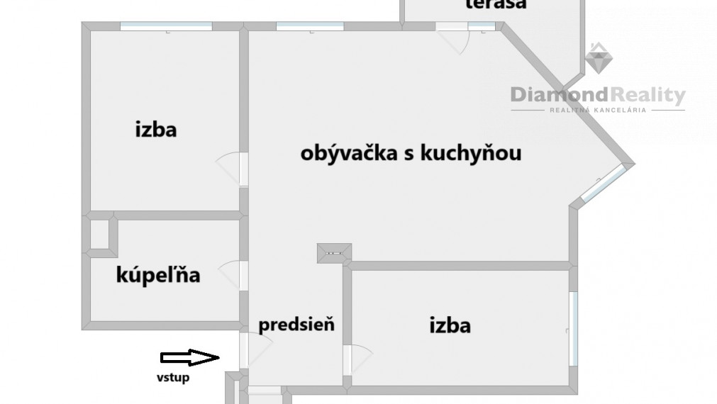 3-izbový byt na Klimkovičovej s potenciálom na 4 izby! Košice - KVP