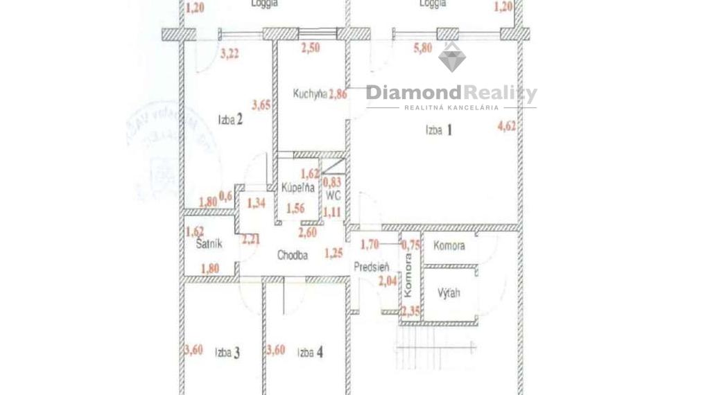PREDANÉ!!! - Priestranný 4 izový byt - Třebíčska, Humenné