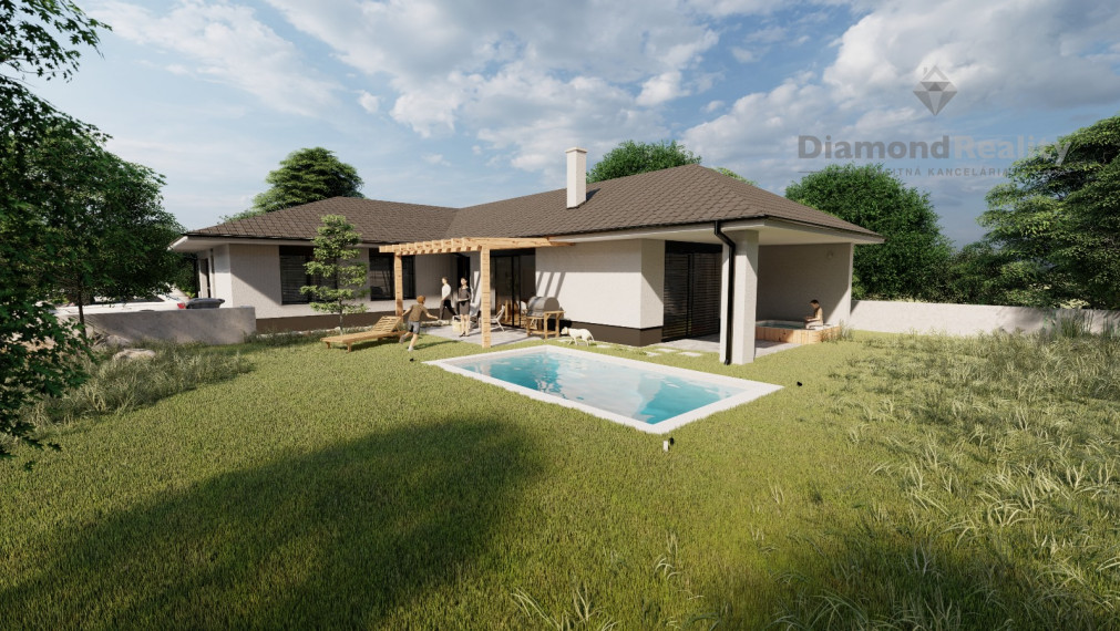 NA PREDAJ 4 IZBOVÝ BUNGALOV V STAVE HOLODOM | 588m2 | PERÍN-CHYM, časť GOMBOŠ