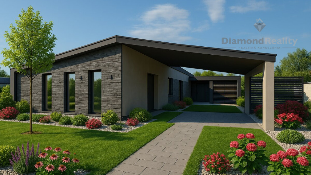Na predaj vkusná novostavba v malebnej obci Čechynce