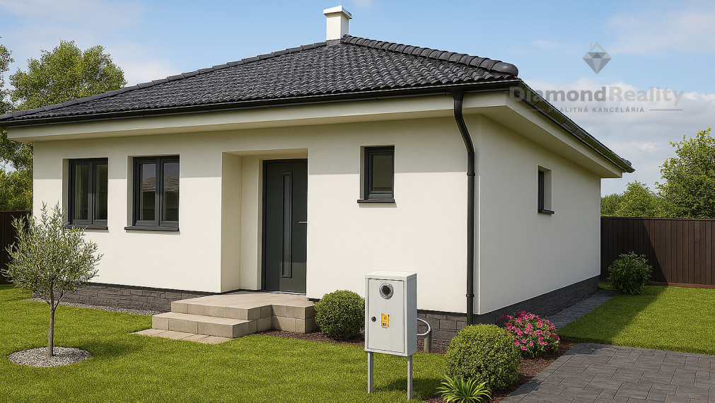 Dokončený murovaný bungalov za najnižšiu cenu na trhu!Na predaj novostavba Mojmírovce za dostupnú cenu!