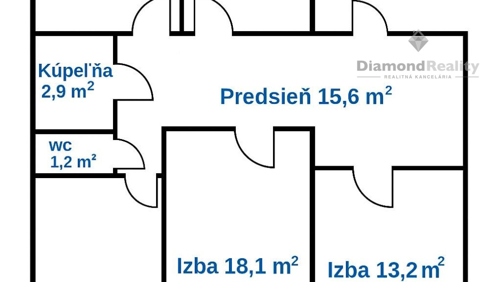 4 izbový byt na ulici Dvorkinova 90m2