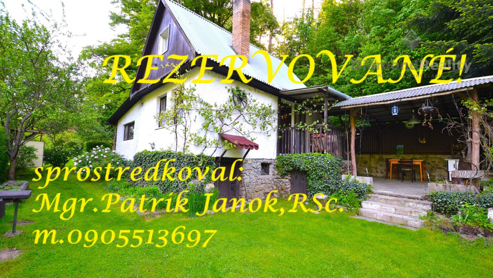 PREDANÉ! Predaj tejto chaty sprostredkuje realitný maklér Patrik Janok