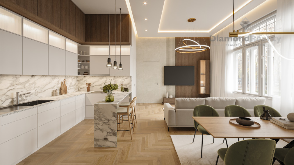 REZIDENCIA MOYZESOVA | 3 IZBOVÝ BYT DOKONČENÝ V ŠTANDARDE | 96m² + BALKÓN | KOŠICE - STARÉ MESTO