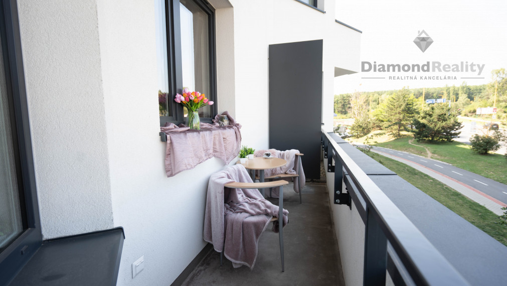 REZERVOVANÉ - LUX Priestranný 2-izbový byt v  novostavbe -  Popradská