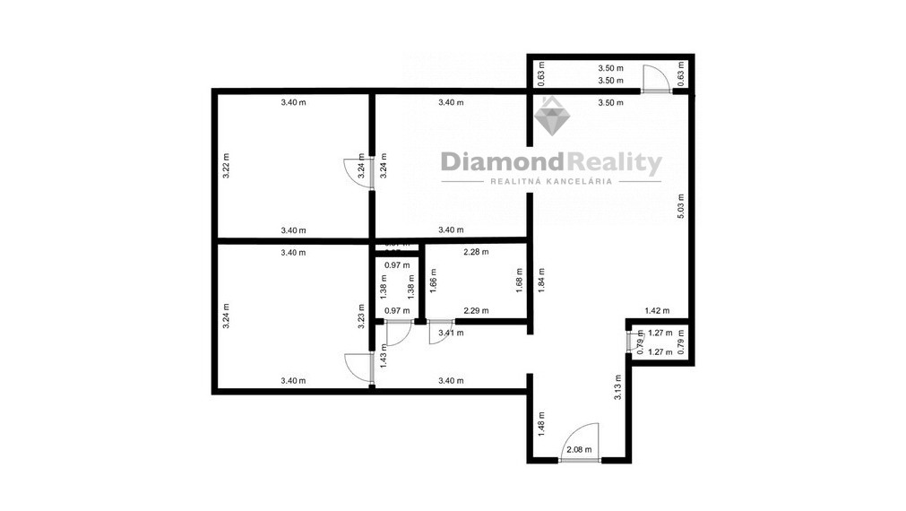 NA PREDAJ 3 IZBOVÝ BYT S LOGGIOU PO NOVEJ REKONŠTRUKCII | ŠKULTÉTYHO UL. | KOŠICE - STARÉ MESTO