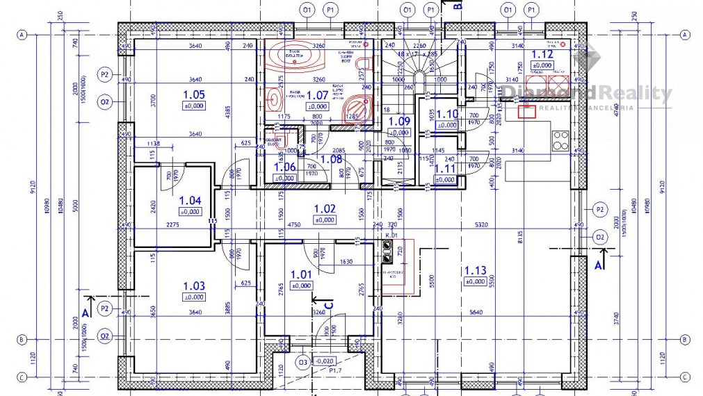 Rozostavaný veľký  dom s 10 a pozemkom tesne pri Košiciach