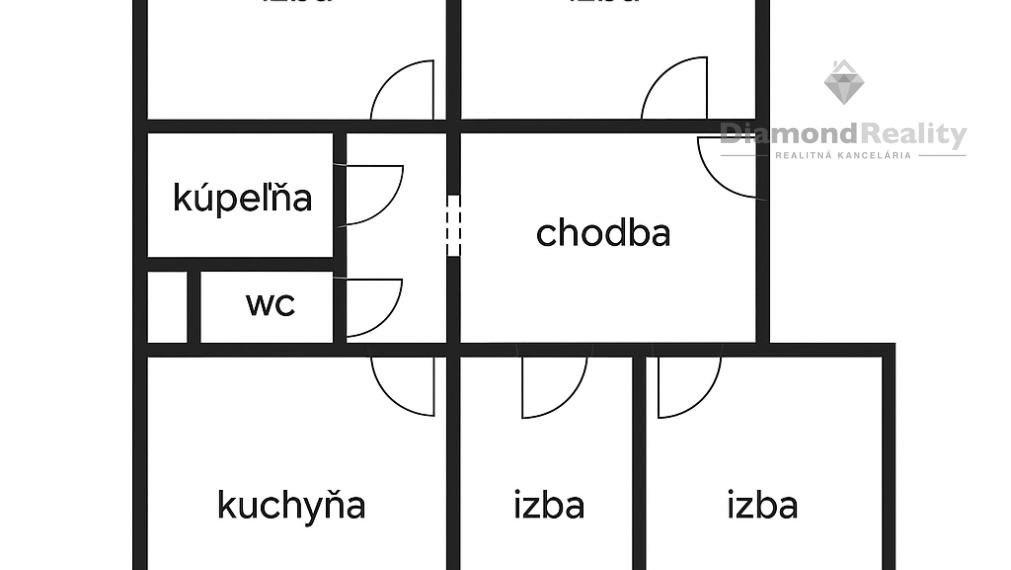 "REZERVOVANÝ"  Na predaj 4 izbový byt na KVP, Wuppertálska ul.