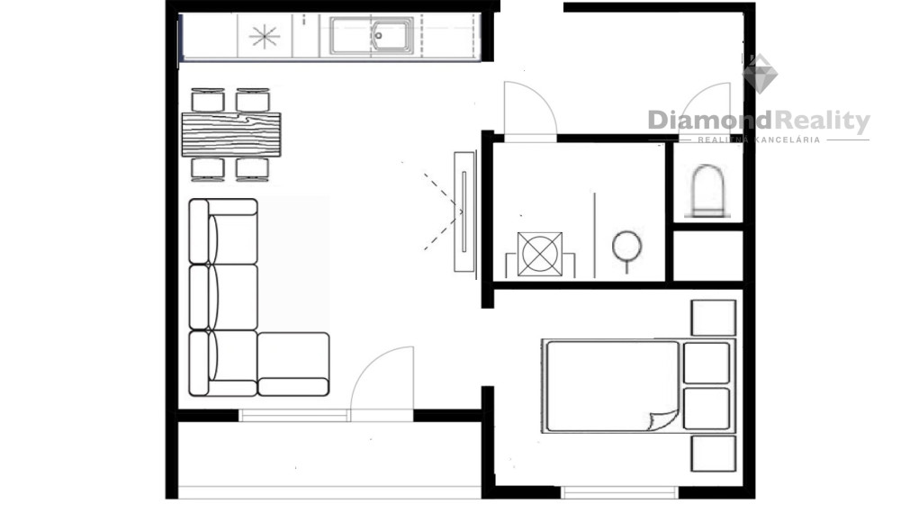 Na predaj 1,5 izbový byt po kompletnej rekonštrukcii, Sofijska ulica, Košice - Sídlisko Ťahanovce