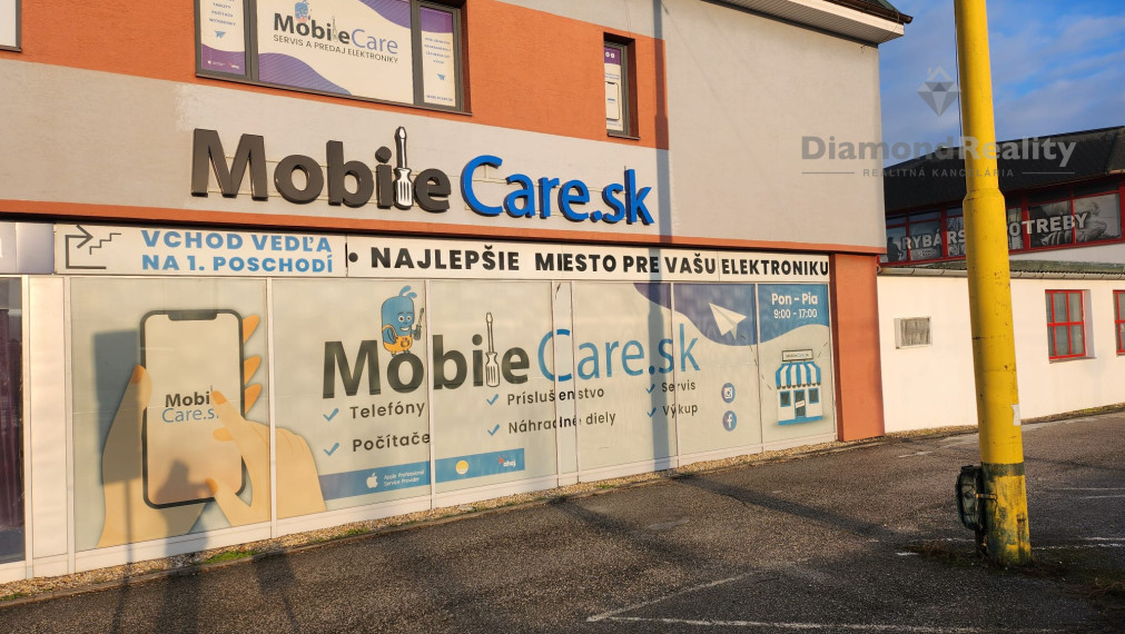 OBCHODNÝ PRIESTOR NA PRENÁJOM –  OPROTI HORNBACHU