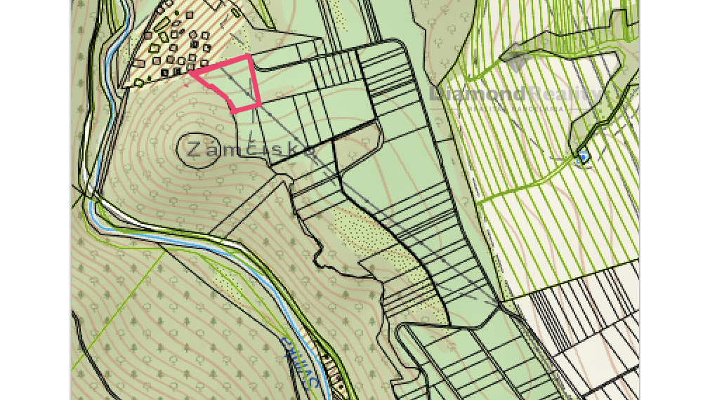 Veľkorysý rekreačný pozemok pod Obišovským hradom