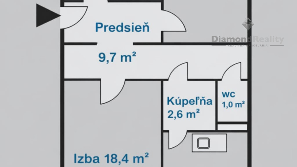 Na predaj 3 izbový byt , Krosnianska, Košice III.