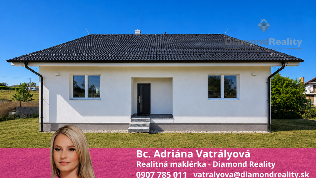 ZNÍŽENÁ CENA: Na predaj novostavba rodinný dom, Ďurďošík, Košice - okolie