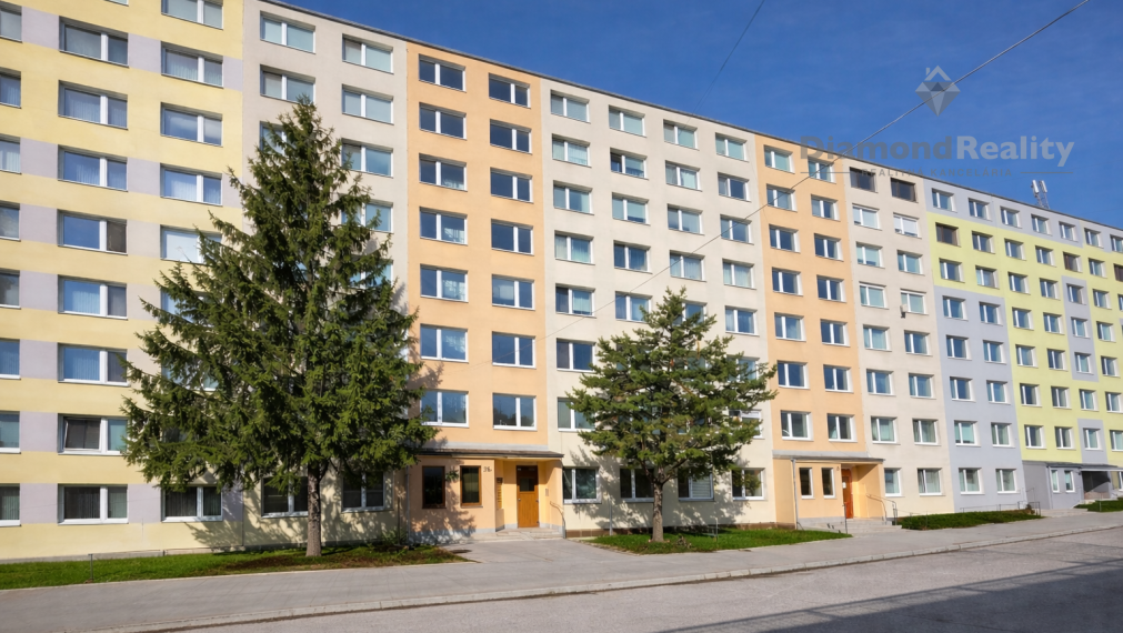 Na predaj pekný 3 izbový byt pražského typu na ulici Jaltská, Košice - Dargovských hrdinov.