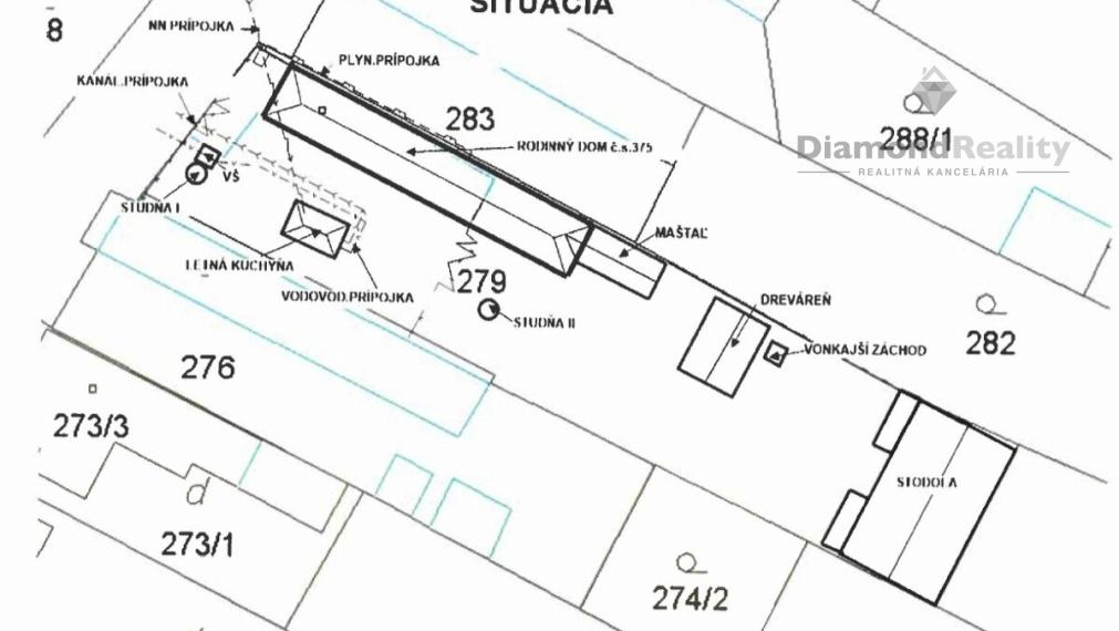 Na predaj  Rodinný dom, Rybárska ulica,  Veľká Ida ,Košice - Okolie