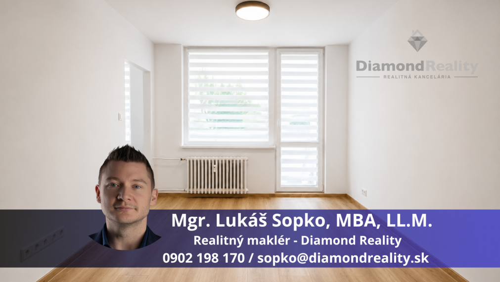 Na predaj pekný 1 izbový byt na Clementisova, Košice - Dargovských hrdinov(Furča)