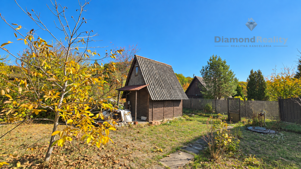 Na predaj chatka s pekným pozemkom na Hornom Bankove, Košice-Sever
