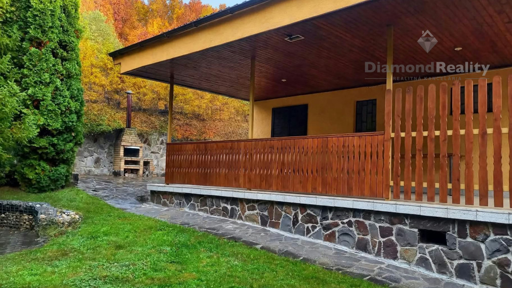 Útulná murovaná chata na Domaši s veľkou terasou