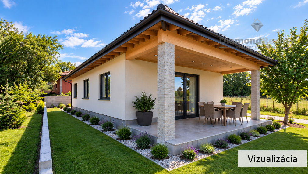 🏡 NOVÝ 4-IZBOVÝ BUNGALOV V ČEĽADICIACH – VLASTNÝ DOM SO ZÁHRADOU UŽ ZA 189 000 €!