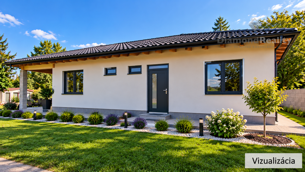 🏡 NOVÝ 4-IZBOVÝ BUNGALOV V ČEĽADICIACH – VLASTNÝ DOM SO ZÁHRADOU UŽ ZA 189 000 €!