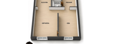 Na predaj menší 1,5 izbový byt - Užhorodská ulica, Košice - Juh
