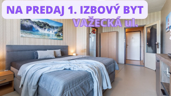 Na predaj 1. izbový byt na sídlisku Nad Jazerom na Važeckej ulici.