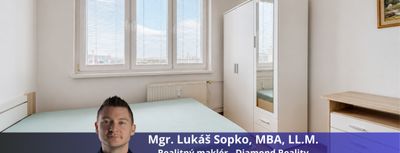 Na predaj pekný 3 - izbový byt na Železníkoch, Užhorodská ulica, Košice
