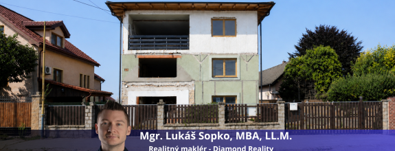 Na predaj rodinný dom na ulici Hraničná, Košice - Barca