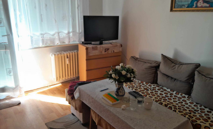 Na prenájom 1 izbový zariadený byt s balkónom, Štefánikova, Senica.