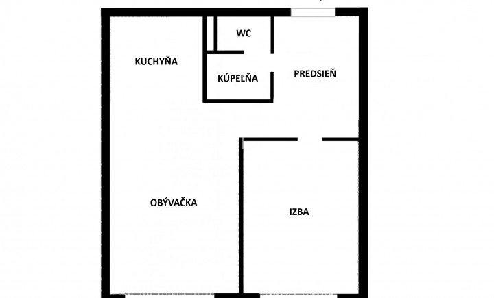 Na predaj 1 izbový byt Kežmarská ulica, Košice - Západ