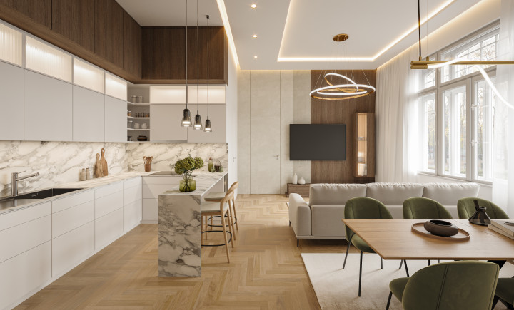 REZIDENCIA MOYZESOVA | 3 IZBOVÝ BYT DOKONČENÝ V ŠTANDARDE | 96m² + BALKÓN | KOŠICE - STARÉ MESTO