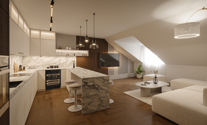 REZIDENCIA MOYZESOVA | 3 IZBOVÝ MEZONET DOKONČENÝ V ŠTANDARDE | 119m² | KOŠICE - STARÉ MESTO