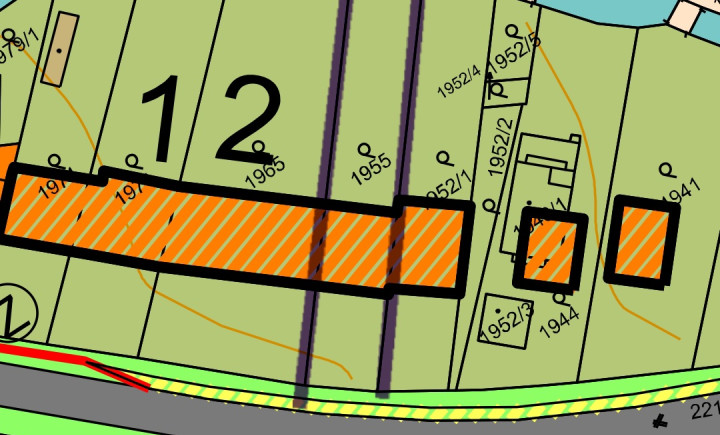 Pozemok s chatou v Myslave