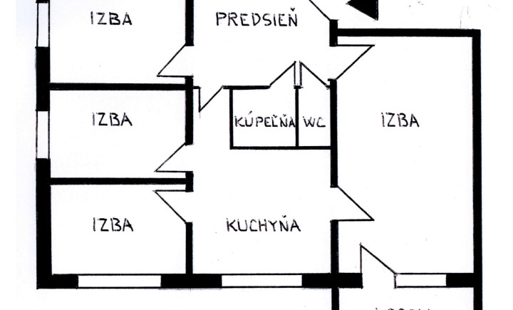 Na predaj 4 - izbový byt na ulici Watsonova, Košice – Sever